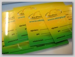 tabliczki z pcv nadruk plus laminacja