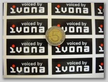 naklejki wykonane technika sitodruku